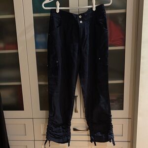 INC NAVY LINEN PANTS SZ 4 regular fit NWT 💙💙
